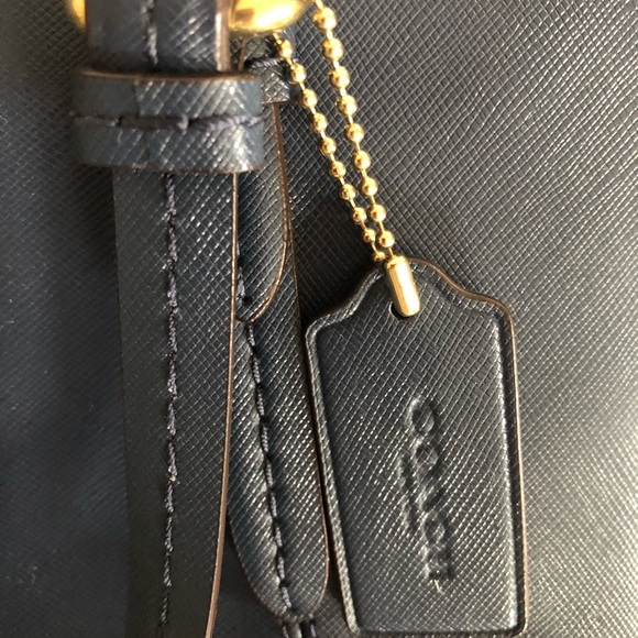 Denim blue Coach tote - Picture 4 of 5